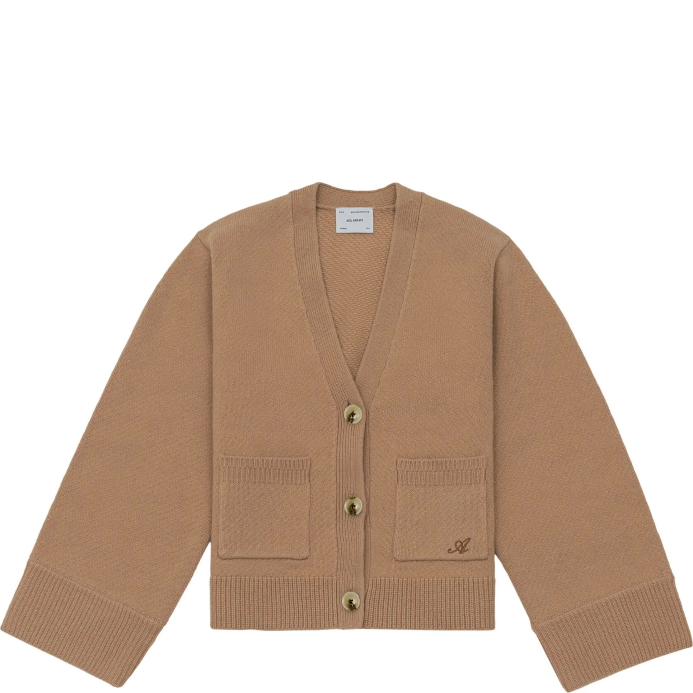 AXEL ARIGATO Kardiganas moterims, Ruda, Memory relaxed cardigan