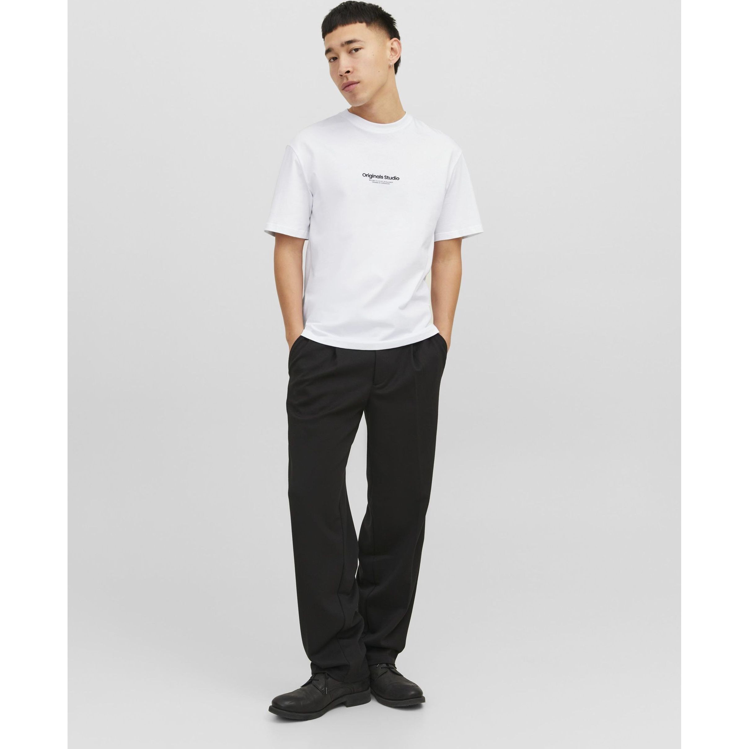 JACK & JONES Marškinėliai vyrams, Balta, JORVESTERBRO TEE SS 4