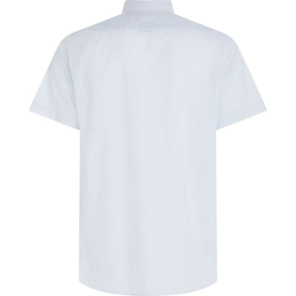 TOMMY HILFIGER Marškiniai trump. rankovėmis vyrams, Mėlyna, W-co/li  solid rf shirt s/s 2
