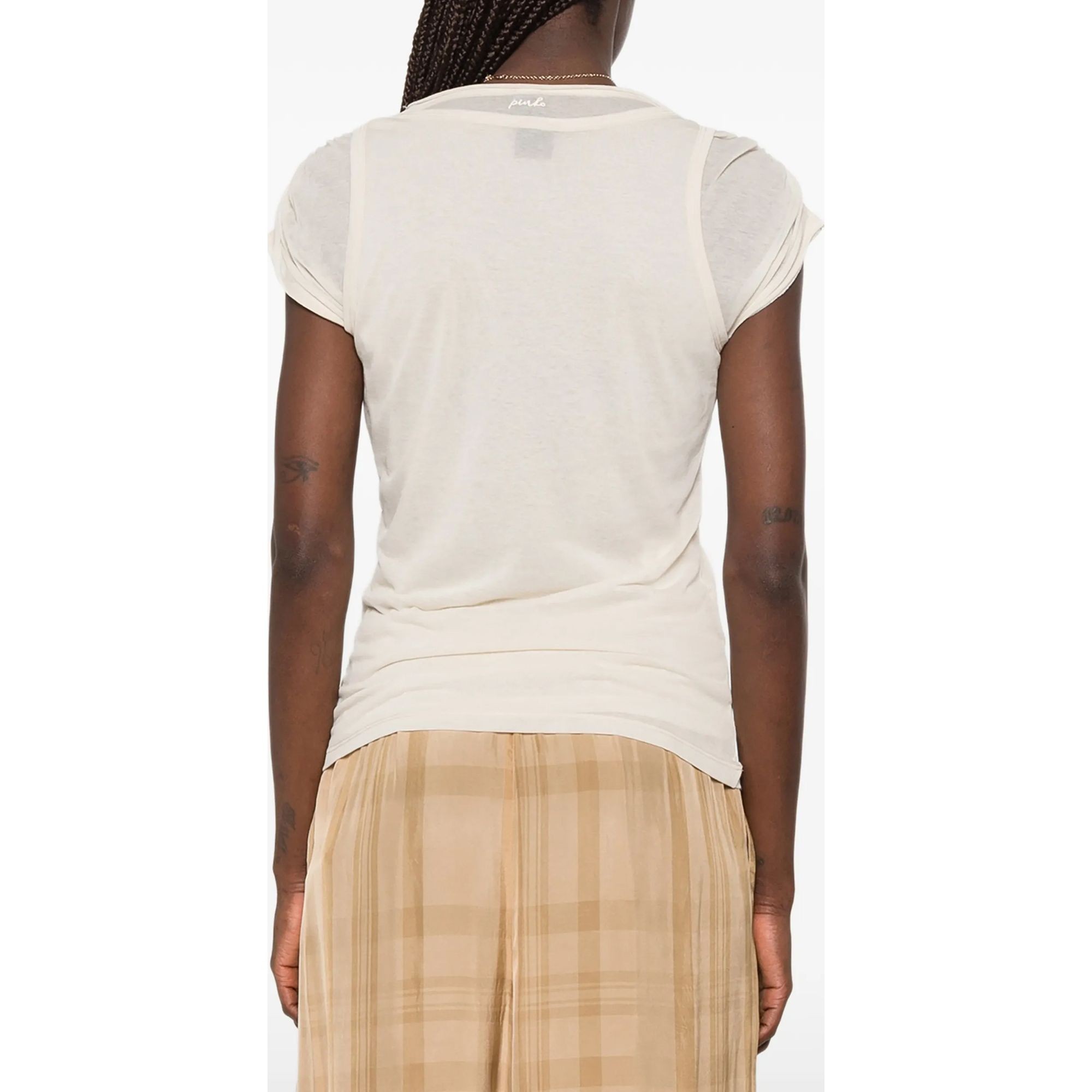 PINKO Megztinis moterims, Balta, Darleen sweater 4