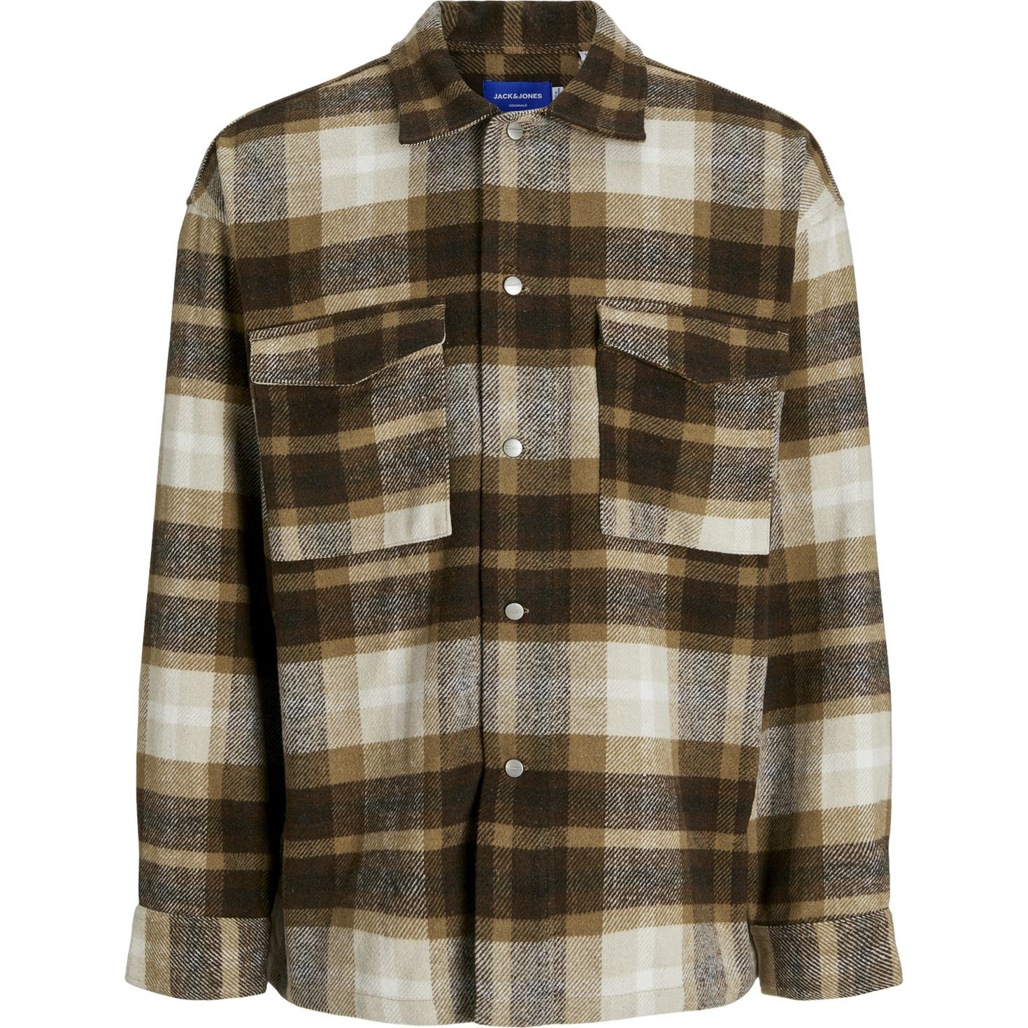 JACK & JONES Lengva striukė vyrams, Marga, Vester bro check overshirt 1