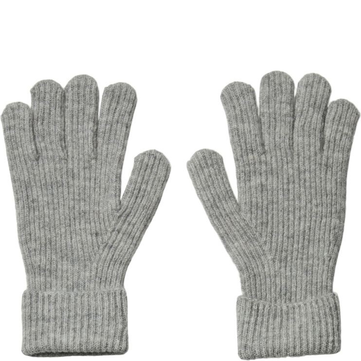 PIECES Pirštuotos pirštinės moterims, Pilka, PCJESLIN GLOVES