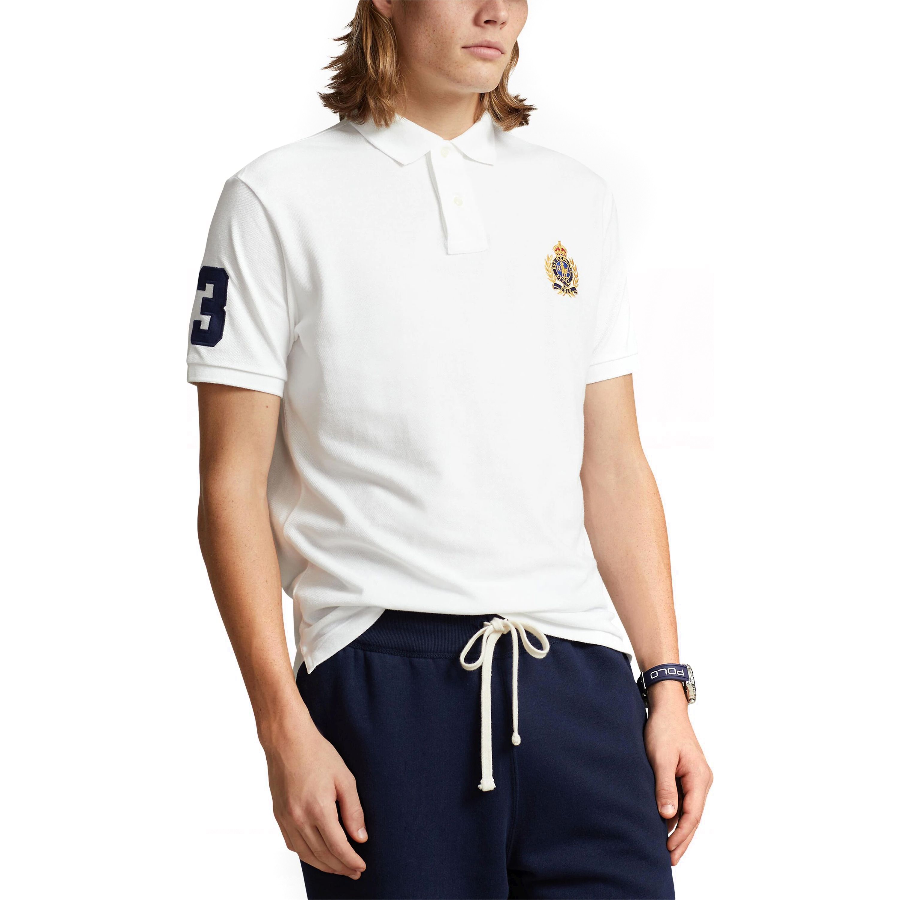POLO RALPH LAUREN Polo marškiniai trumpos rank. vyrams, Balta, Short sleeve polo shirt 2