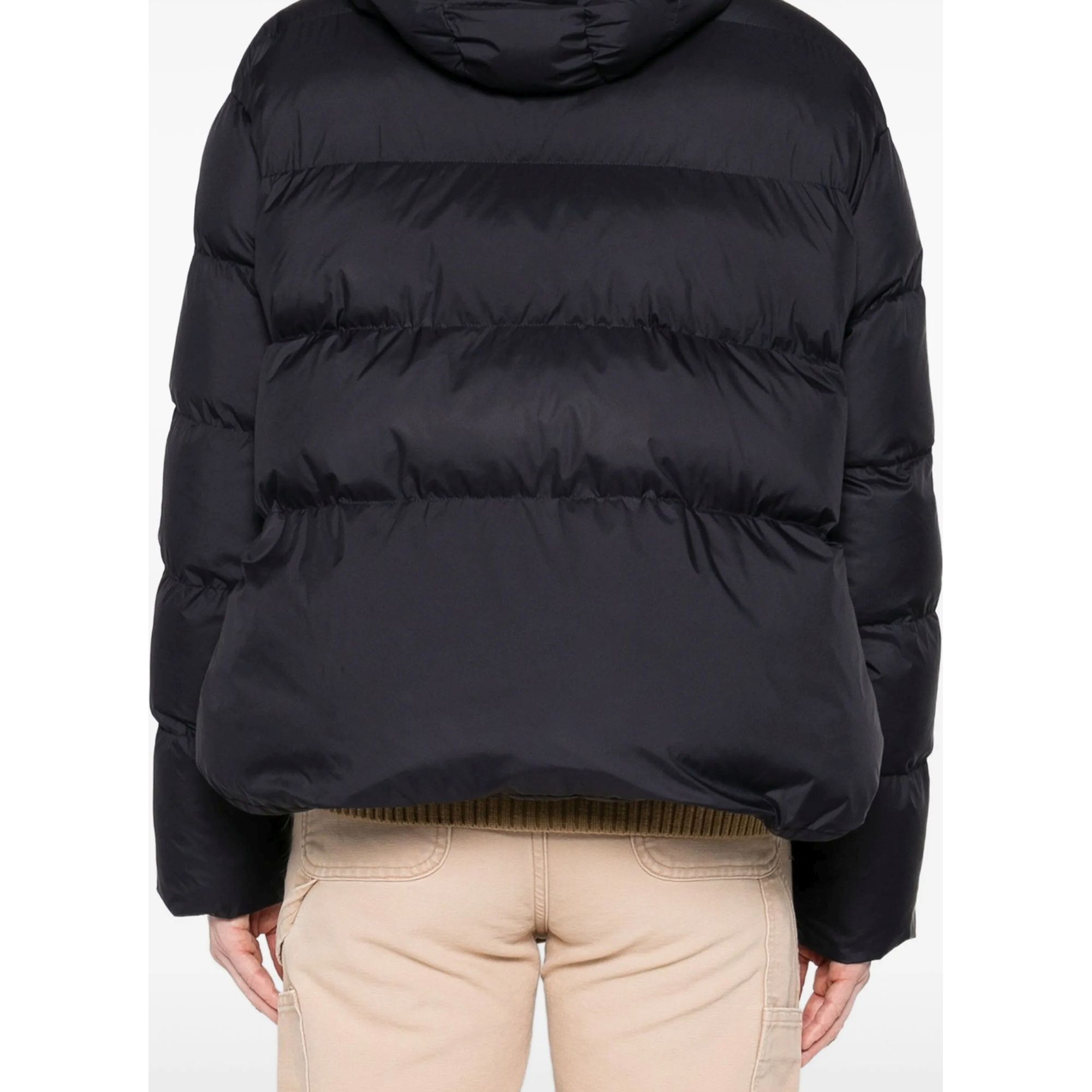 PINKO Pūkinė striukė moterims, Mėlyna, Giza quilted jaket 4