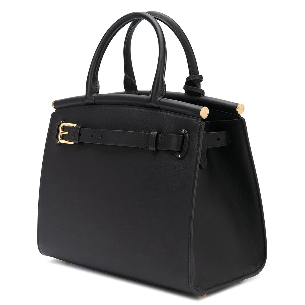 RALPH LAUREN Pirkinių krepšys moterims, Juoda, Medium 50 top handle handbag 2