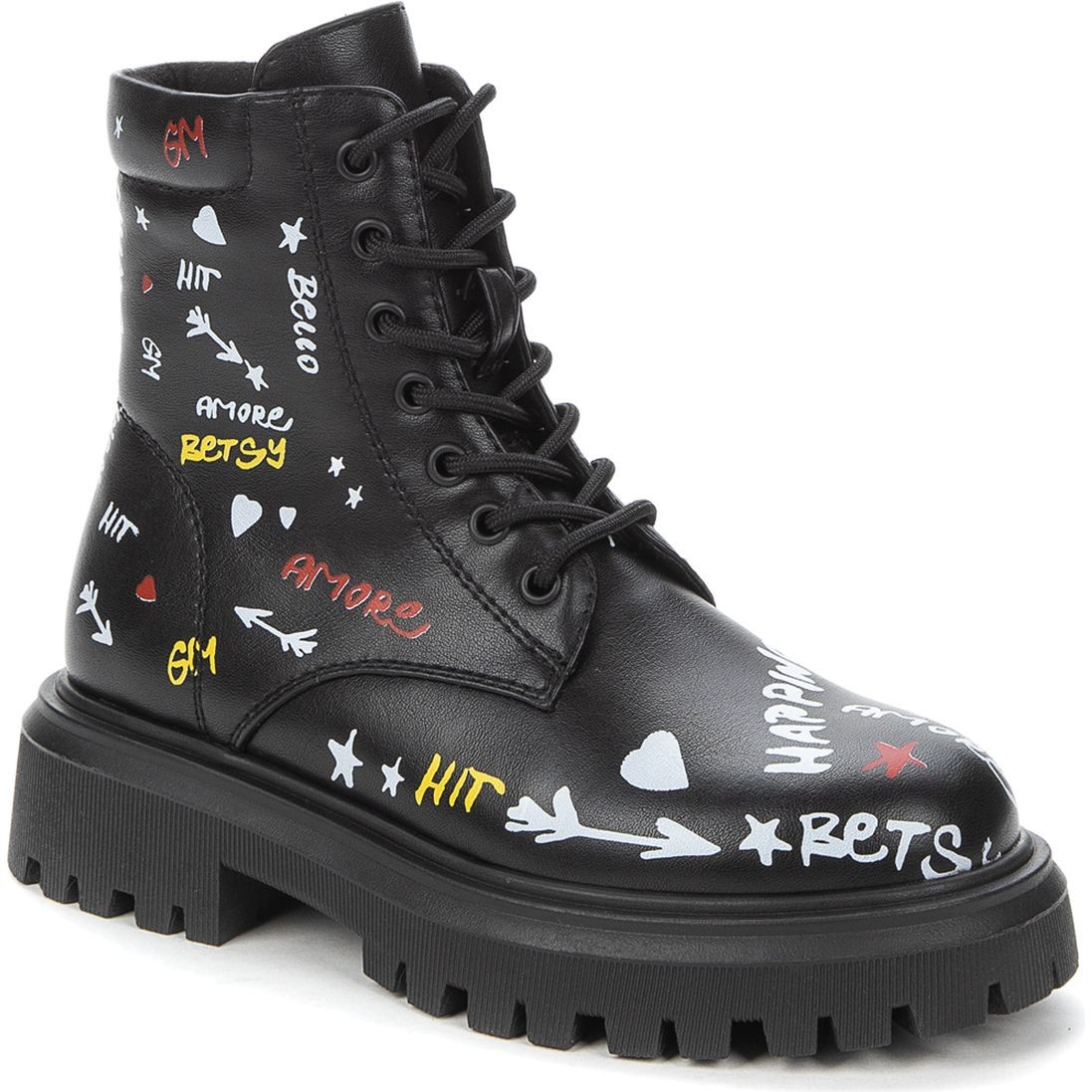 BETSY Aulinukai mergaitėms, Juoda, BOOTIES