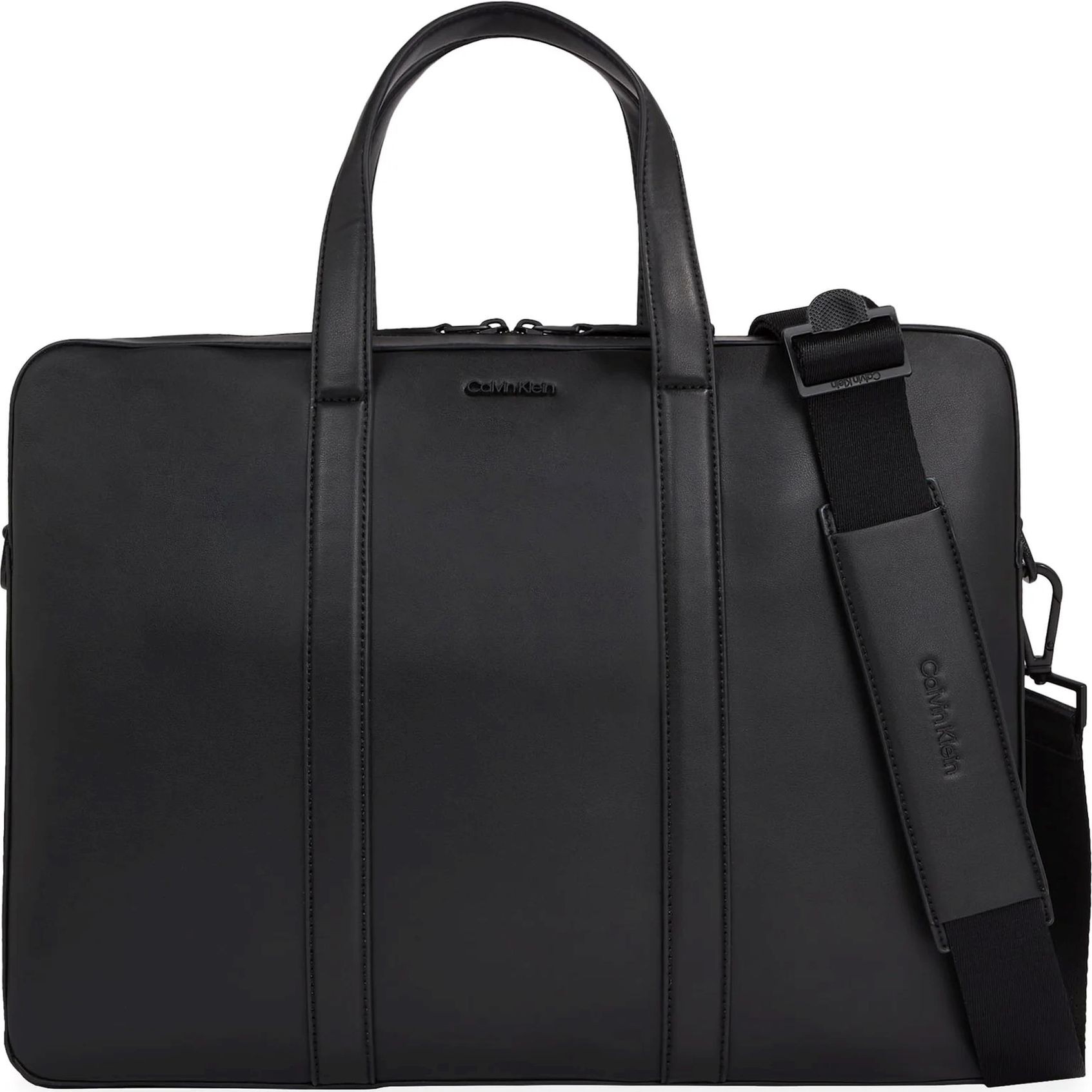 CALVIN KLEIN Dėklas kompiuteriui vyrams, Juoda, Minimal focus laptop bag 1