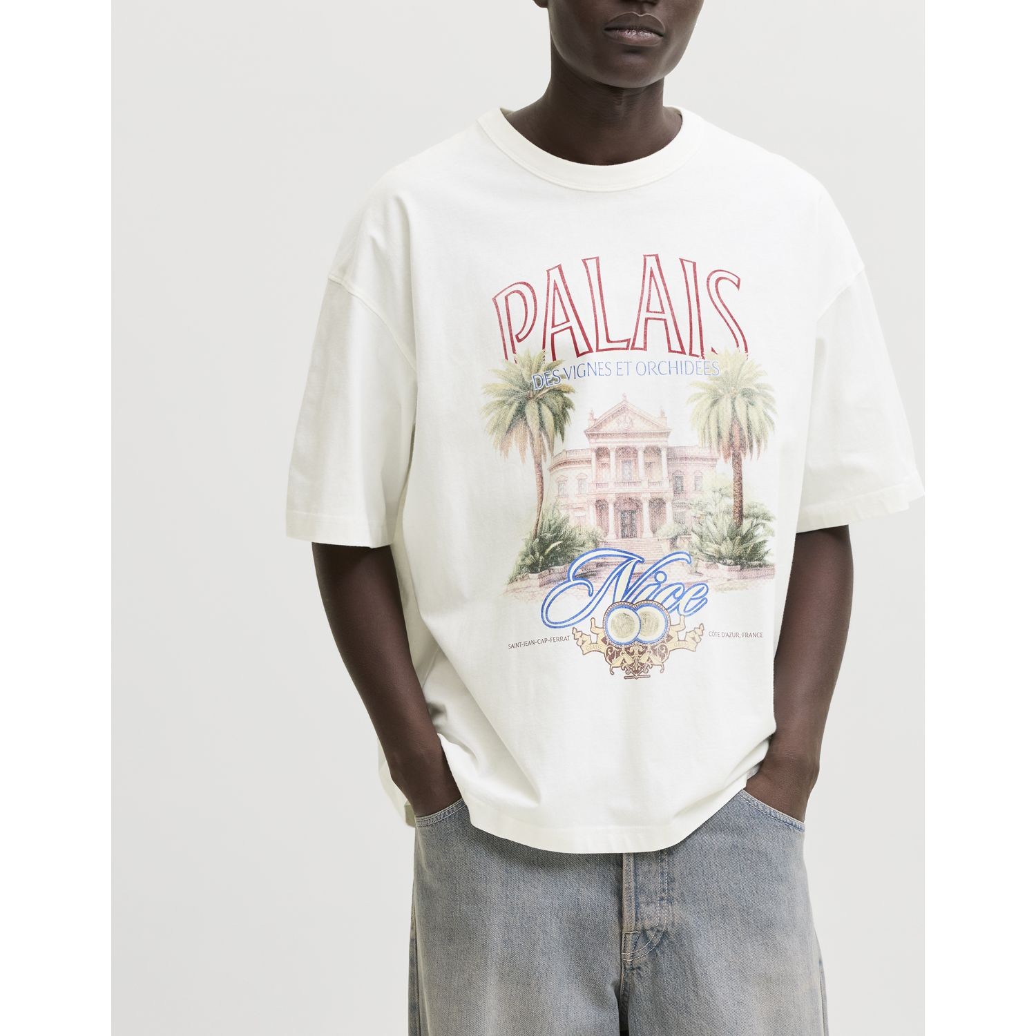 JACK & JONES Marškinėliai vyrams, Balta, Menton photo 5