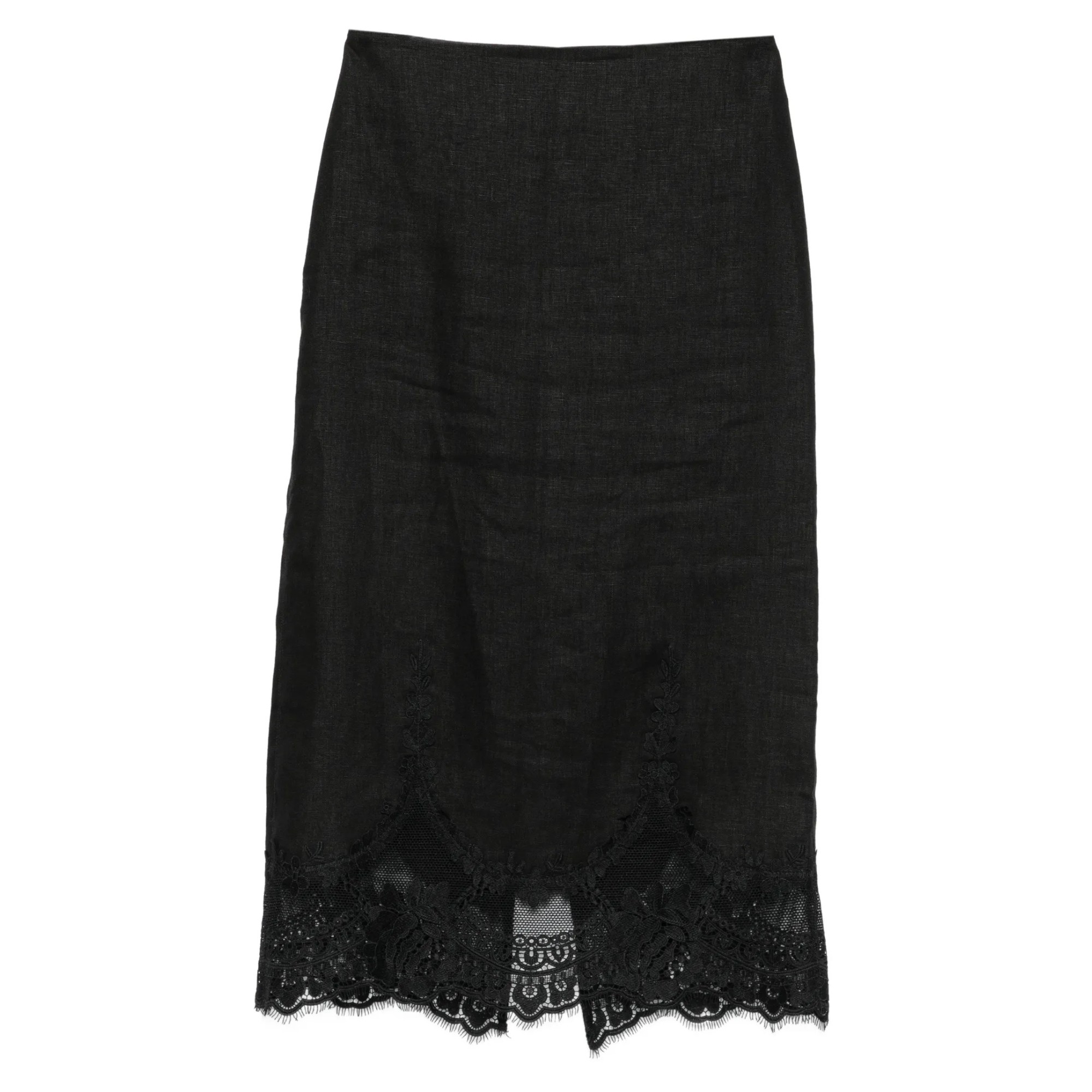 TWINSET Midi sijonas moterims, Juoda, Skirt 1