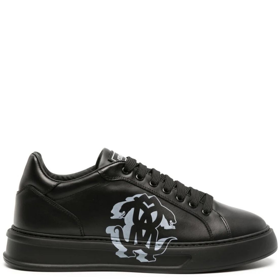 ROBERTO CAVALLI Laisvalaikio bateliai vyrams, Juoda, Sneakers 2