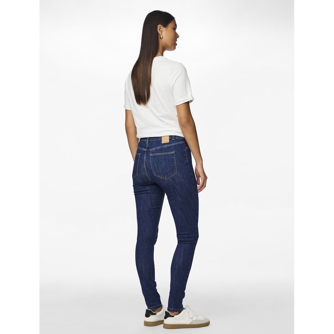 PIECES Slim džinsai moterims, Mėlyna, Dea skinny jegging 5