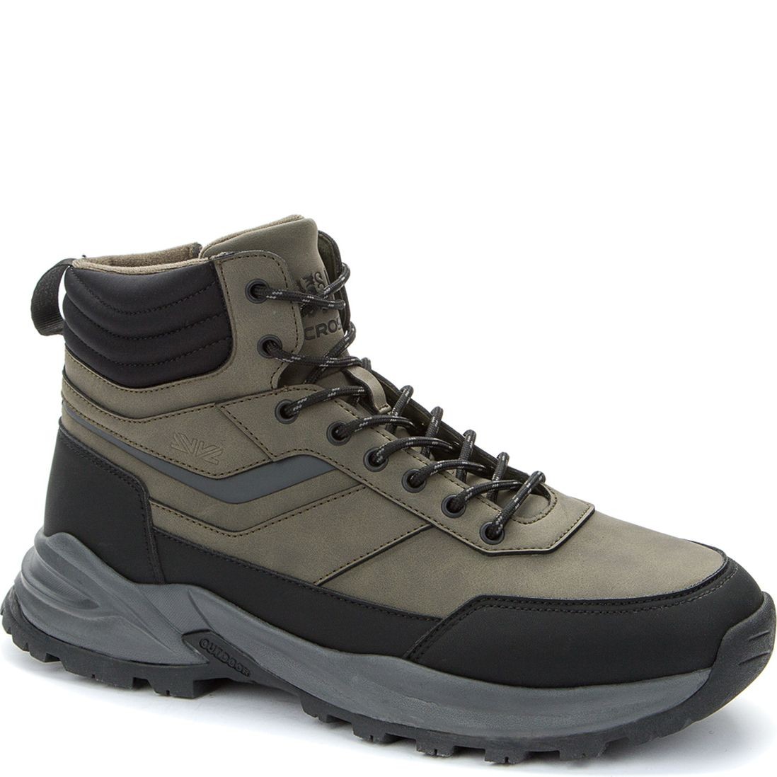CROSBY Pašiltinti aulinukai vyrams, Khaki, WARM BOOTS