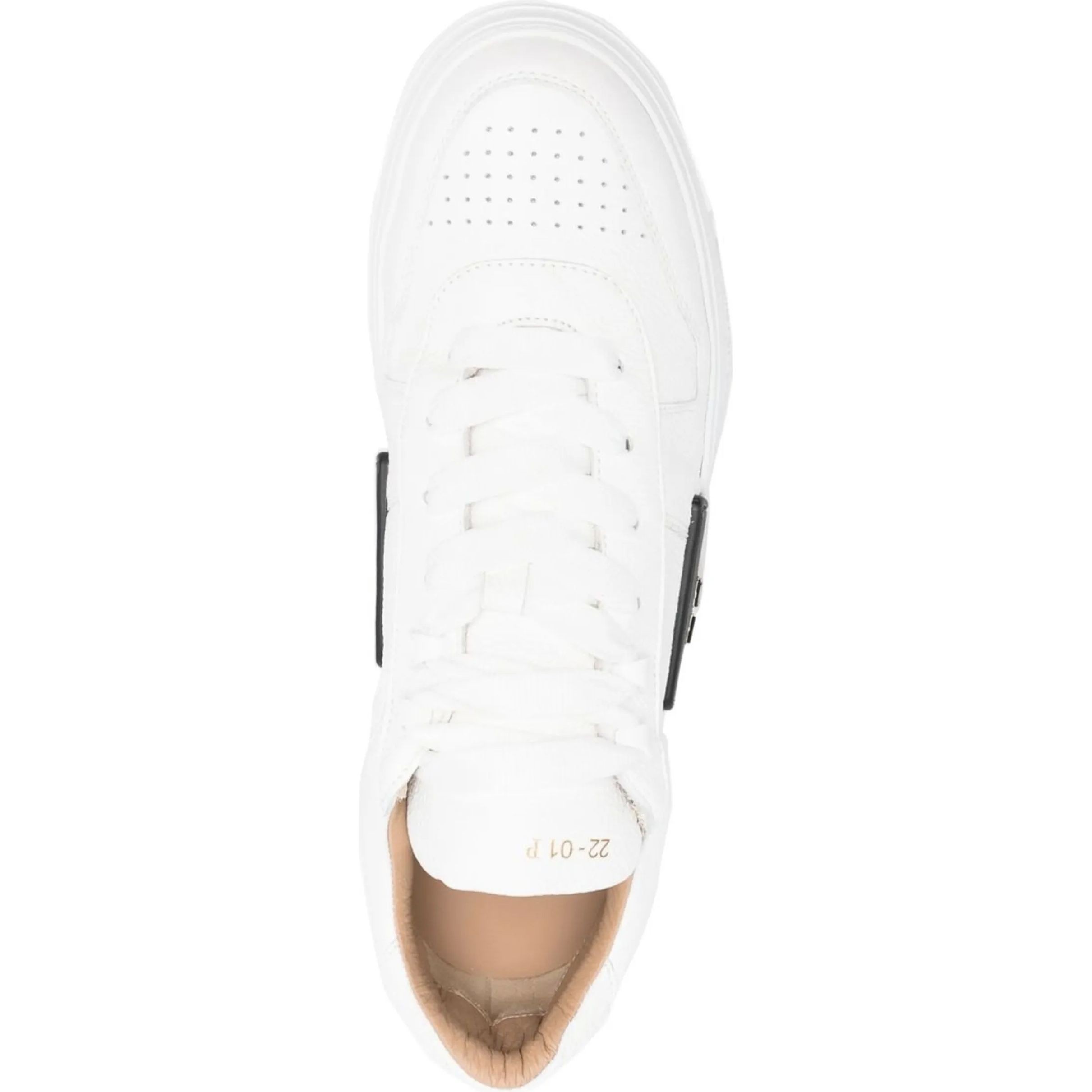 PHILIPP PLEIN Sportiniai bateliai vyrams, Balta, Lo-top sneakers phantom 4
