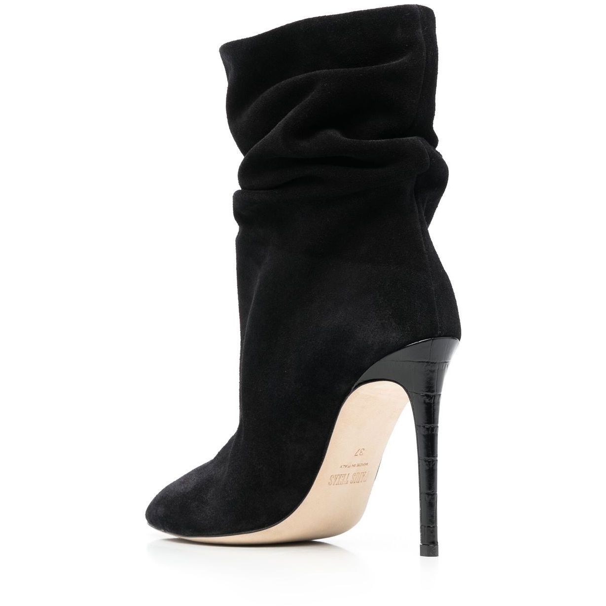 PARIS TEXAS Auliniai moterims, Juoda, Stiletto slouchy ankle boot 3