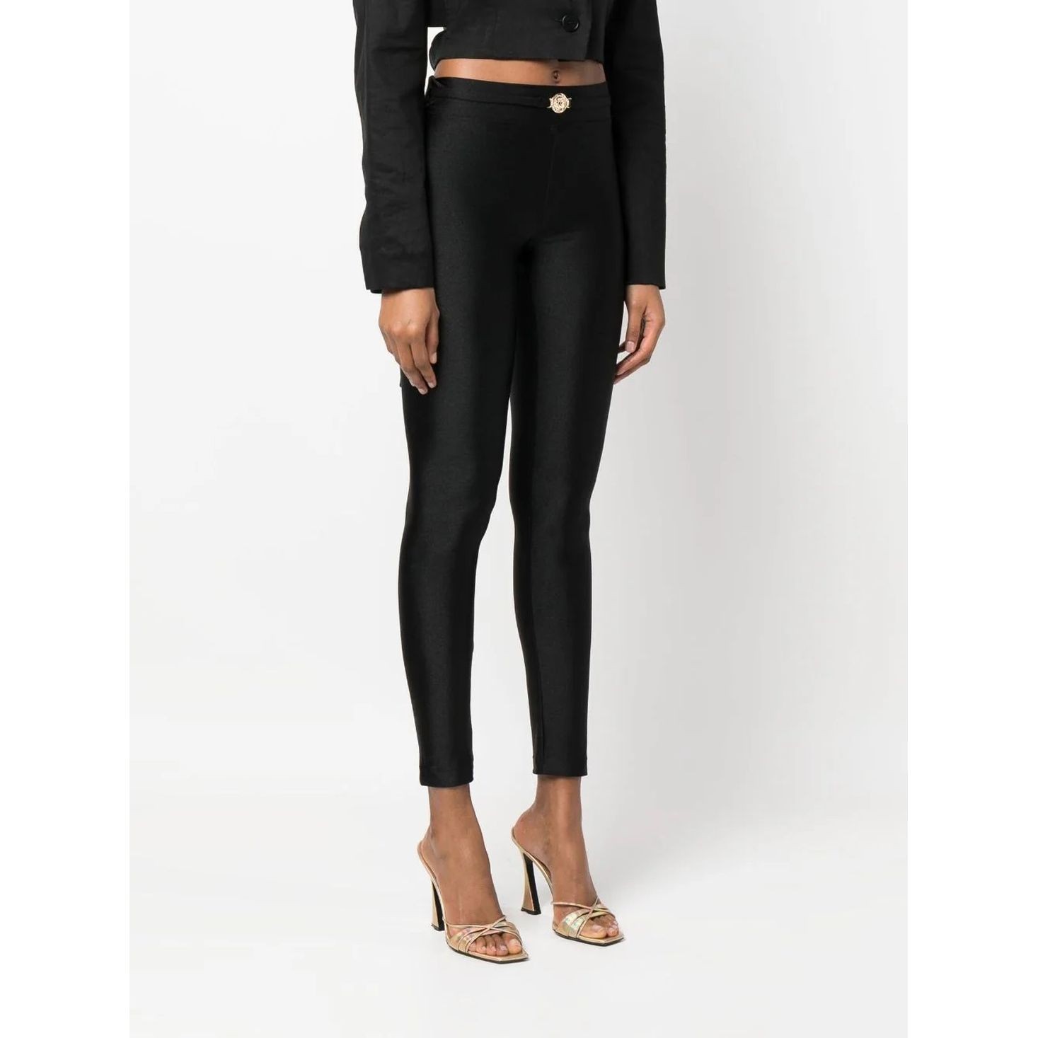 JUST CAVALLI Tamprės moterims, Juoda, Jegging fouseux 2