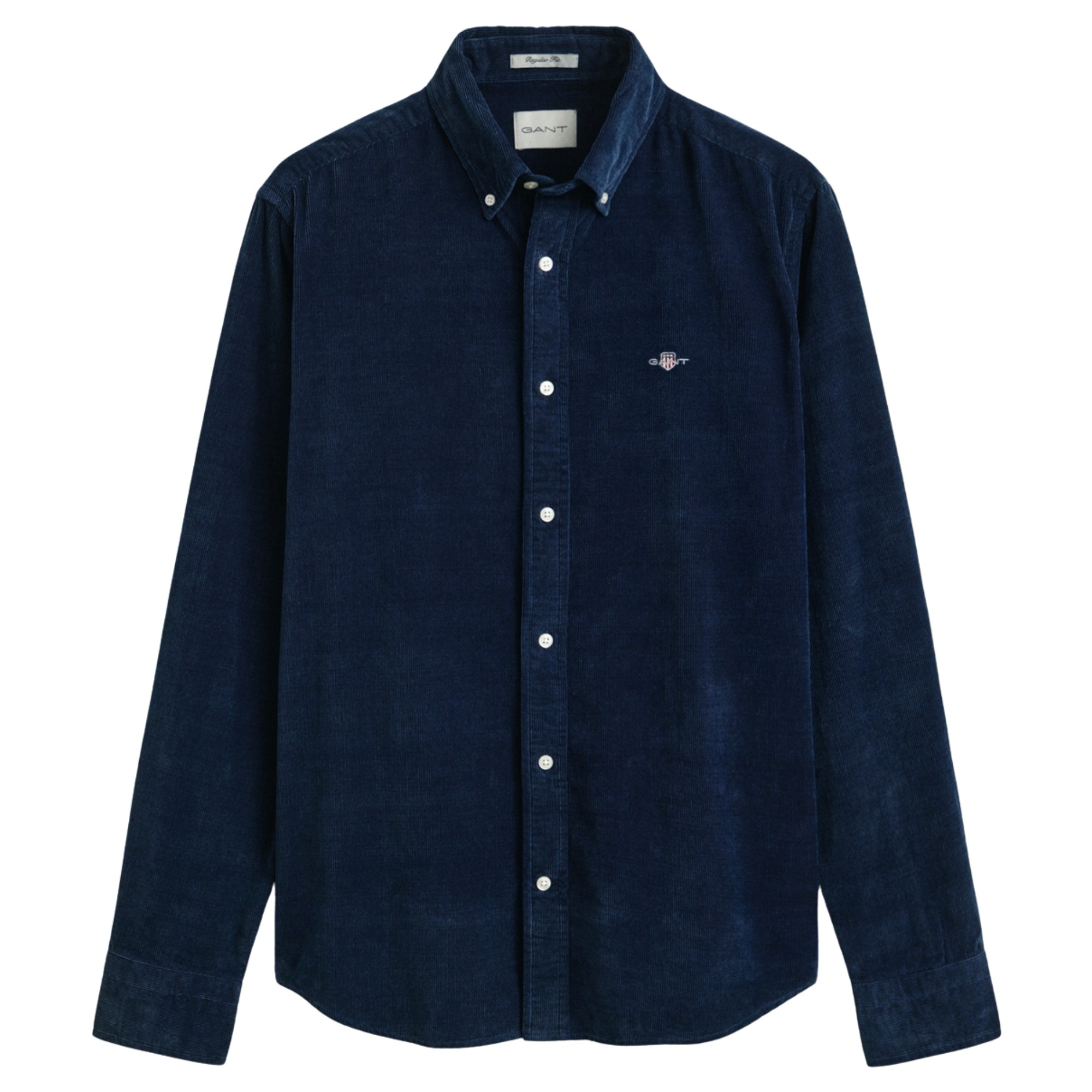 GANT Marškiniai ilgomis rankovėmis vyrams, Mėlyna, Indigo cord shirt