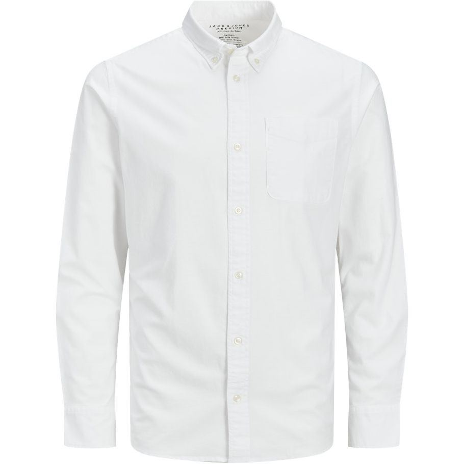 JACK & JONES Marškiniai vyrams, Balta, JPRBROOK OXFORD SHIR 1