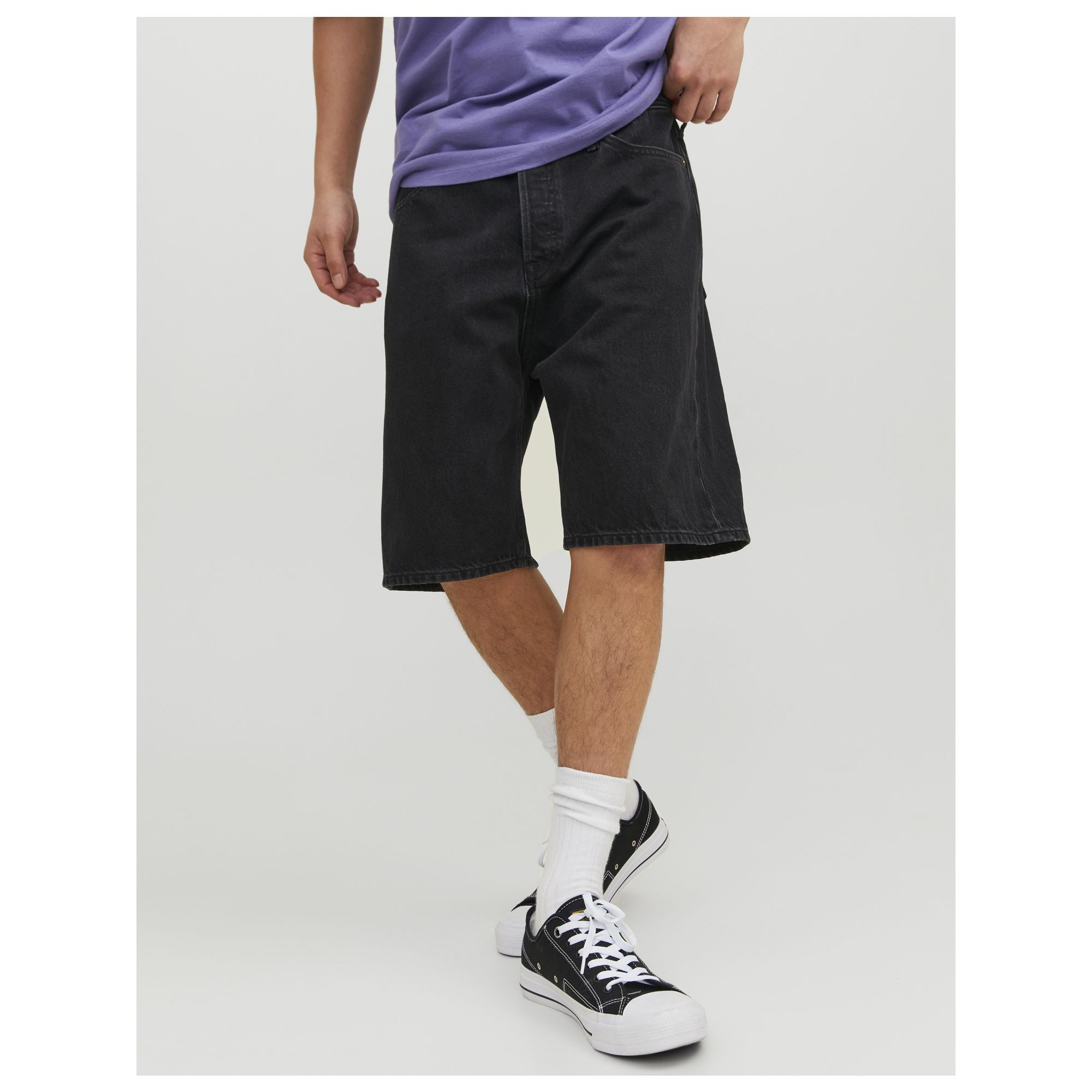 JACK & JONES Šortai vyrams, Juoda, JJIALEX JJORIGI 7