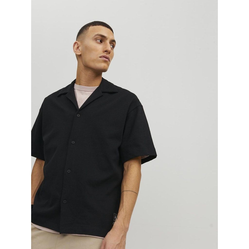 JACK & JONES Marškiniai vyrams, Juoda, JCOMARINA REC R 3