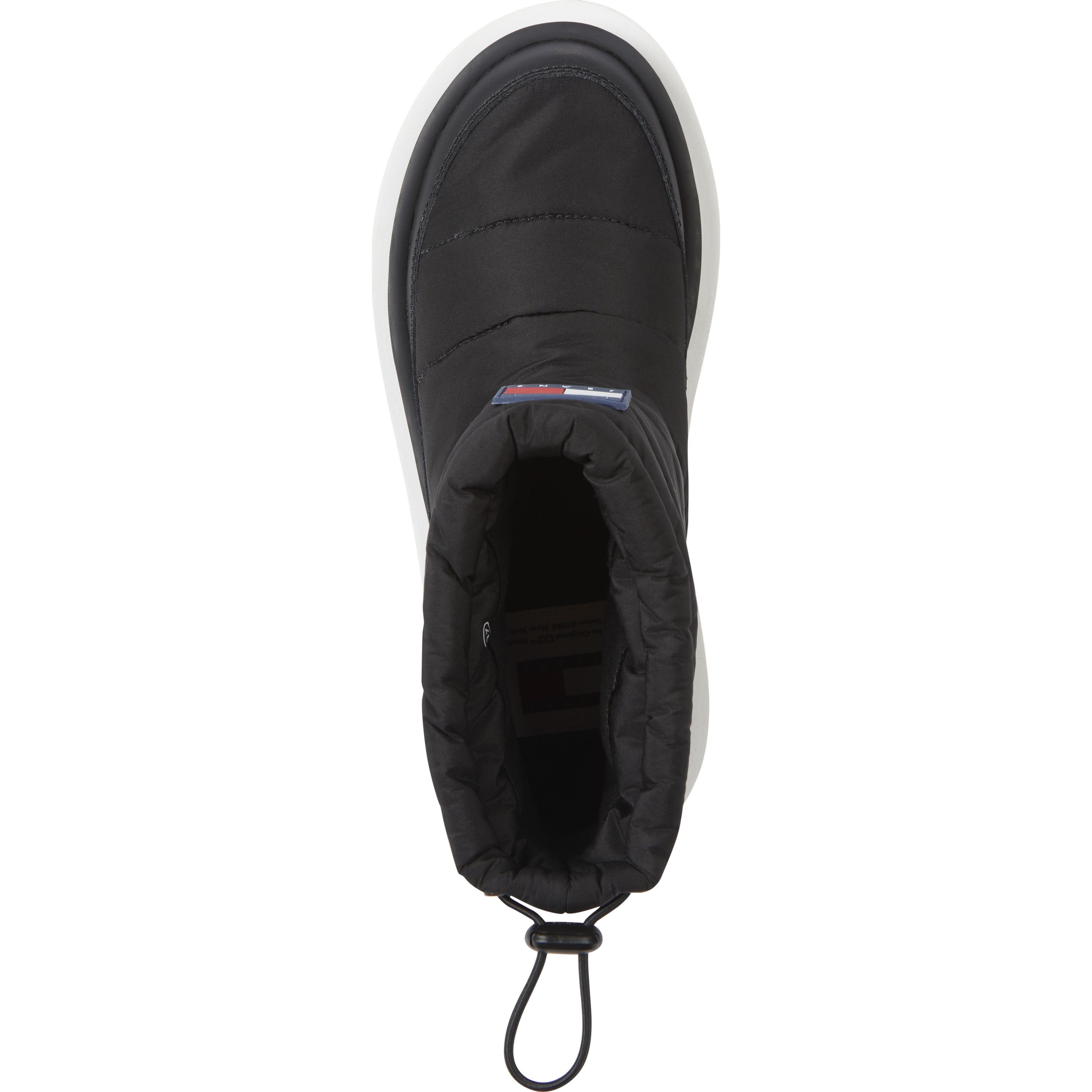 TOMMY JEANS Pašiltinti aulinukai moterims, Juoda, Padded flat boot 3