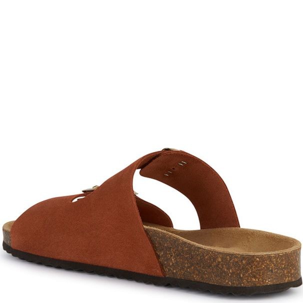 GEOX Šlepetės moterims, Ruda, Brionia sandals 3