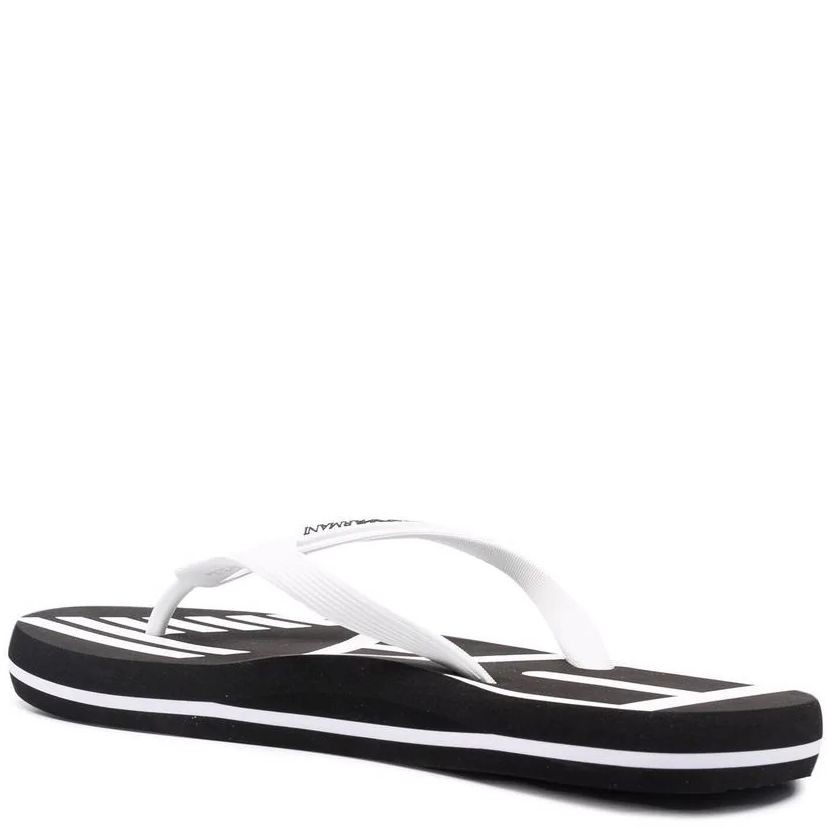 EA7 Pliažo šlepetės per pirštą, Juoda, Shoes beachwear 3