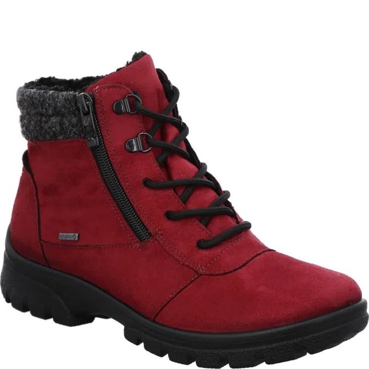 ARA Pašiltinti aulinukai moterims, Raudona, Saas booties 1
